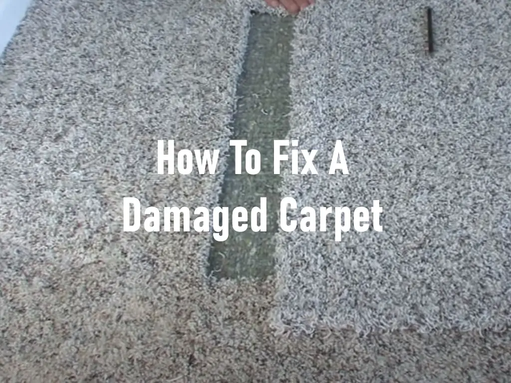 How To Fix A Damaged Carpet