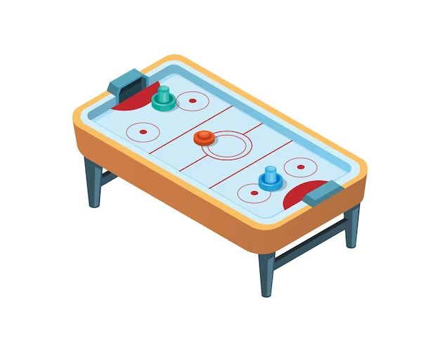 What size is a small air hockey table