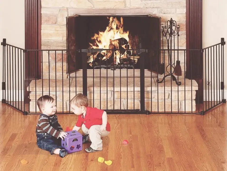 How do I stop my baby from touching the fireplace