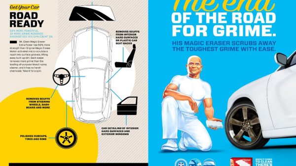 Can I clean my car with Mr Clean Magic Eraser?