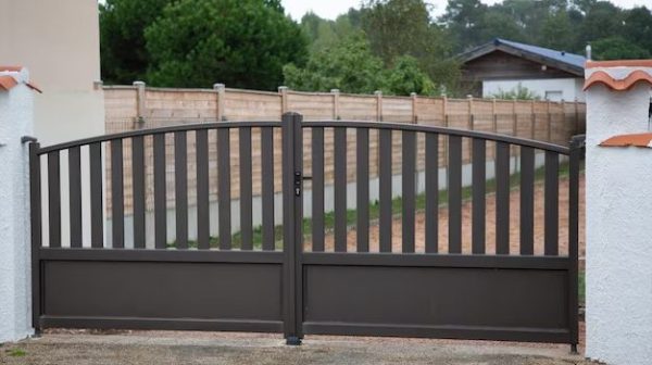 How do you make a double gate secure?