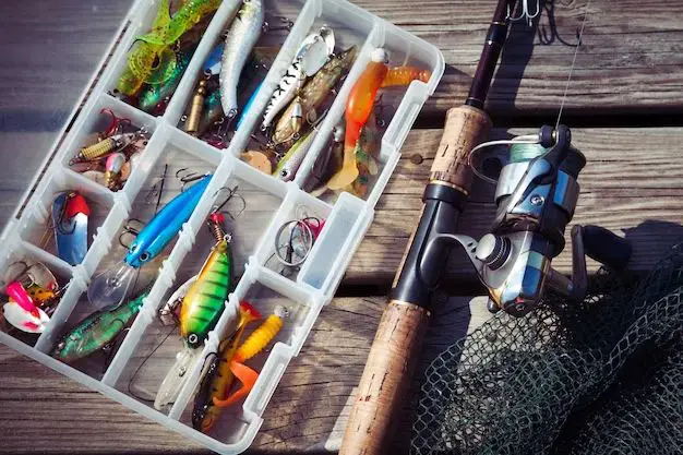 How do you store fishing equipment