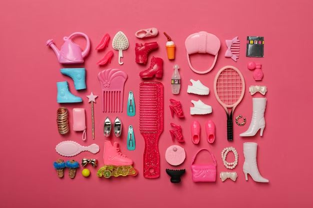 How do you organize Barbie accessories