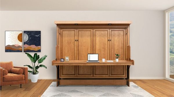 Can you add a desk to a Murphy bed?