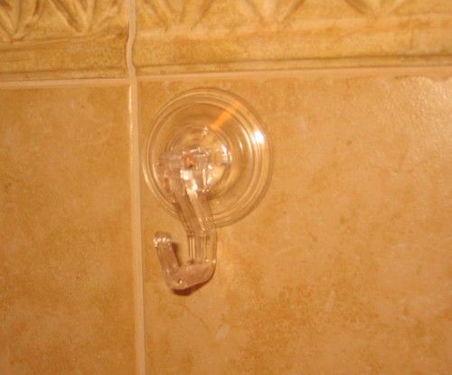 Why won't suction cups stick to my shower tile