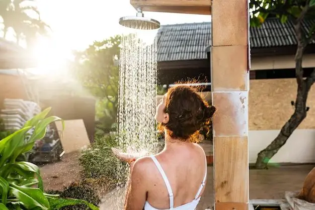 Should you have outdoor shower by pool