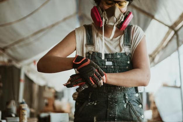 What do female carpenters wear