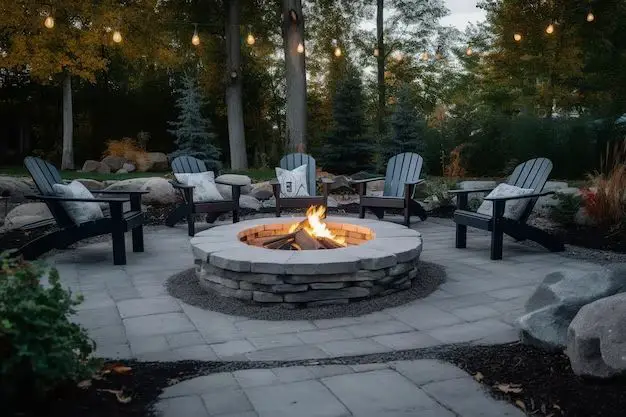 Can you hang lights over a fire pit