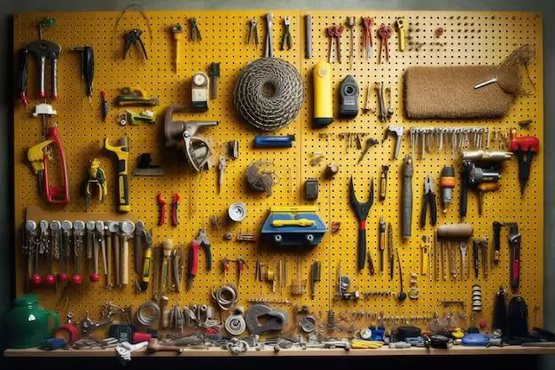 How do you hang heavy things on a pegboard