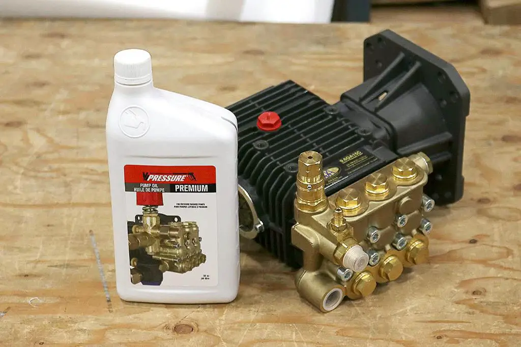 What oil is used in a pressure washer pump