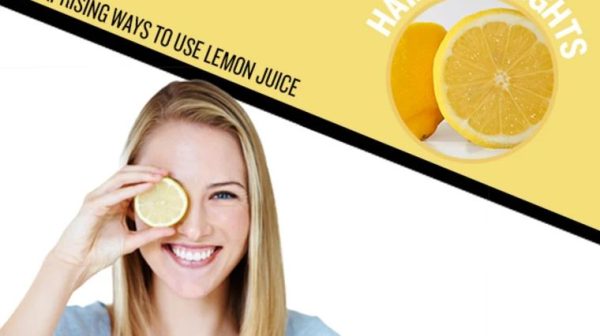 Why does lemon juice remove highlighter?