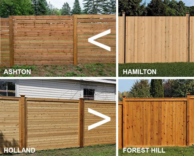 Is a horizontal wood fence cheaper than vertical