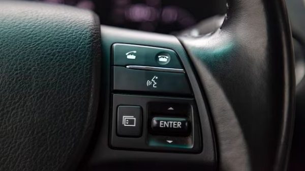 What is a hands-free device in a car?