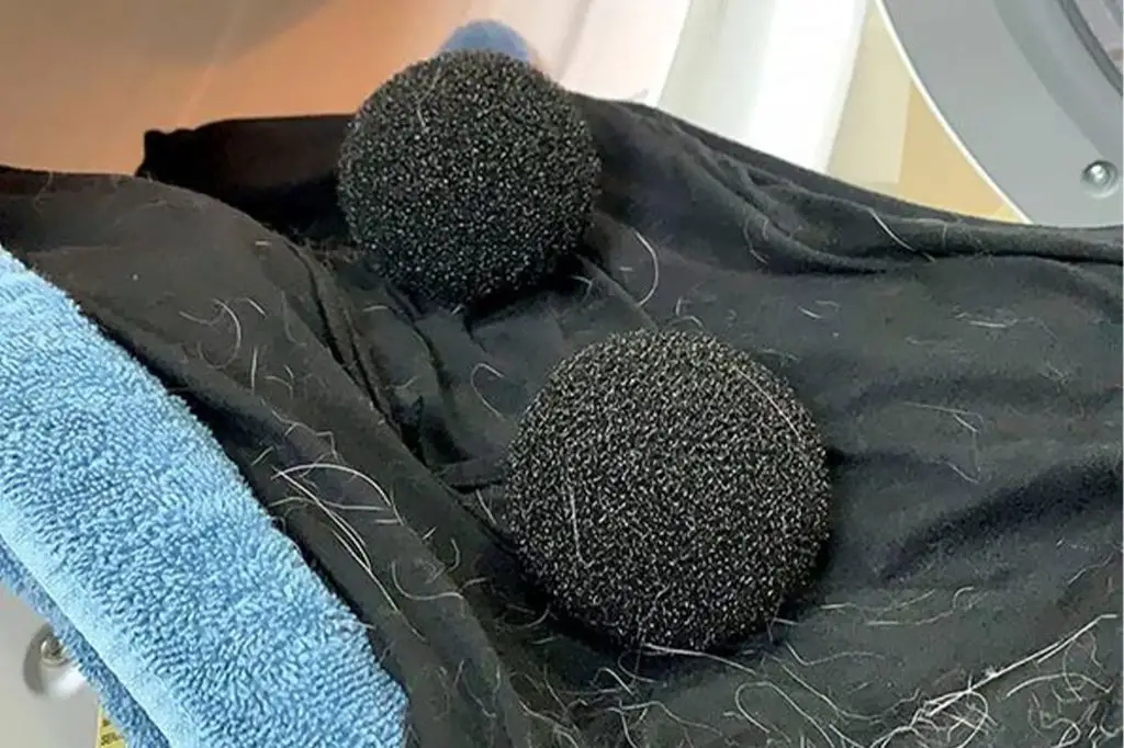 Do dryer balls collect pet hair