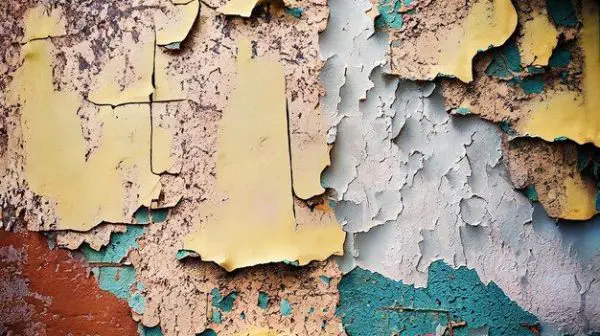 How do you treat peeling paint on walls?