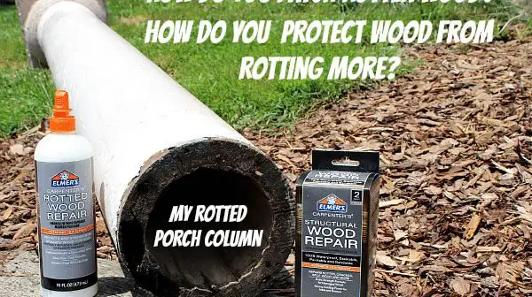 How do you use Elmer’s rotted wood stabilizer?