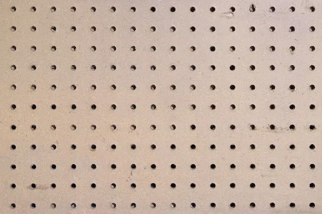 Is there a standard size for pegboard