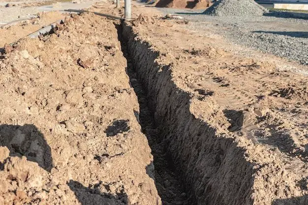 How deep to dig a trench for electrical