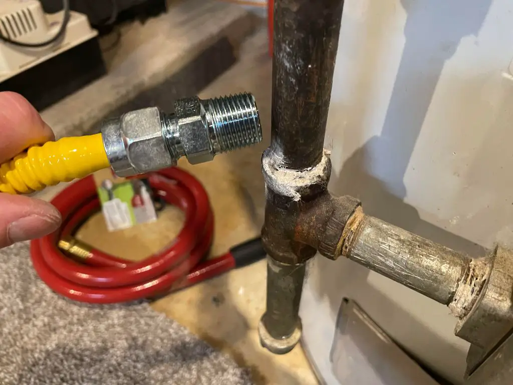 Can you use flexible gas line for a water heater