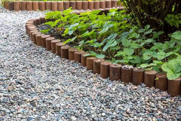 What is the best edging for a slope garden