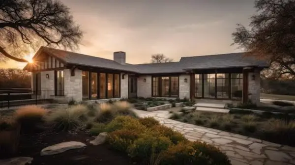 How do you make a ranch house look modern?