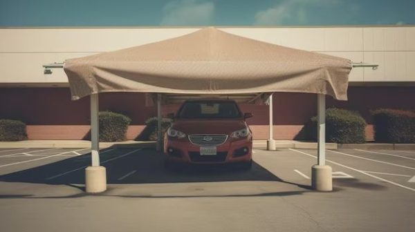 What is the tent that can be attached to the back of the car?