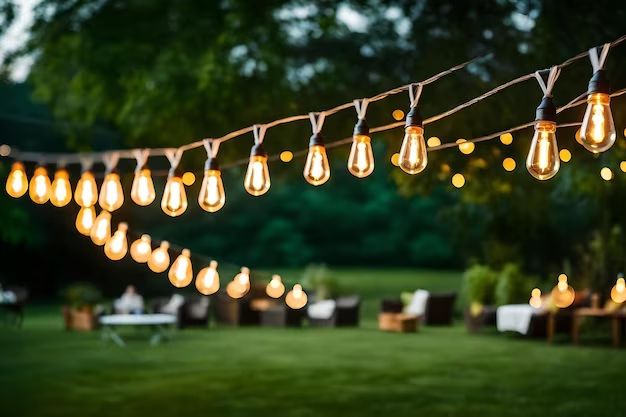 How do you power string lights for camping