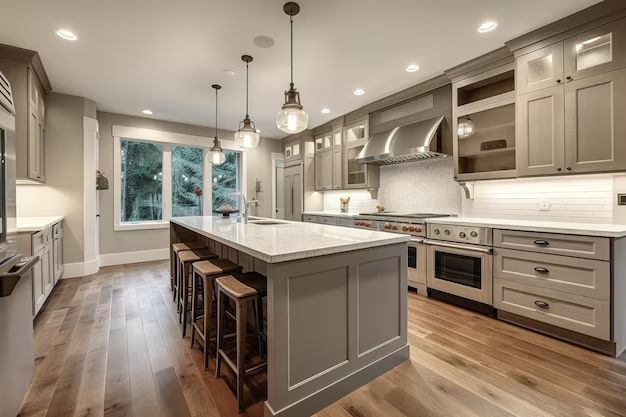 What color tile goes well with dark cabinets