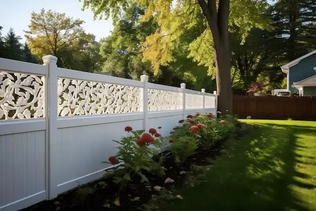 How do you build a privacy fence with a lattice top