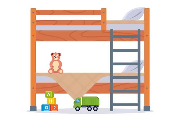 How do you make a bunk bed ladder