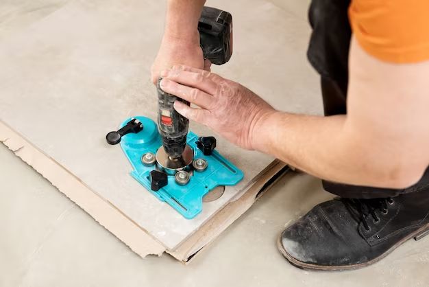 What tools do you need to cut circles in tile