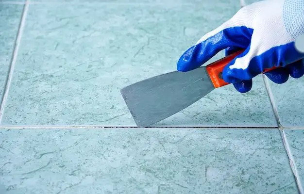 How do you dissolve hardened grout