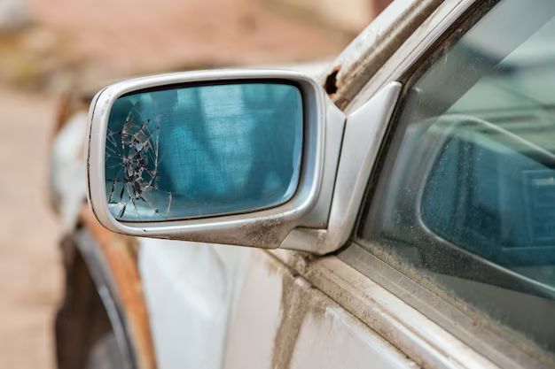 How do you fix a fallen car mirror