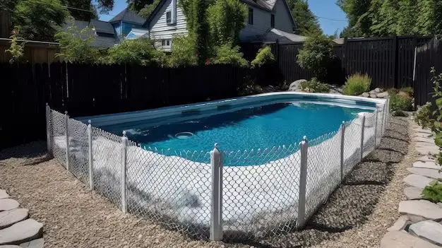 How do you make a small above-ground pool look nice