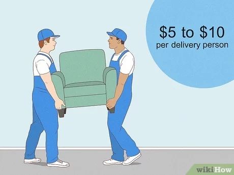 How much should you tip furniture delivery people