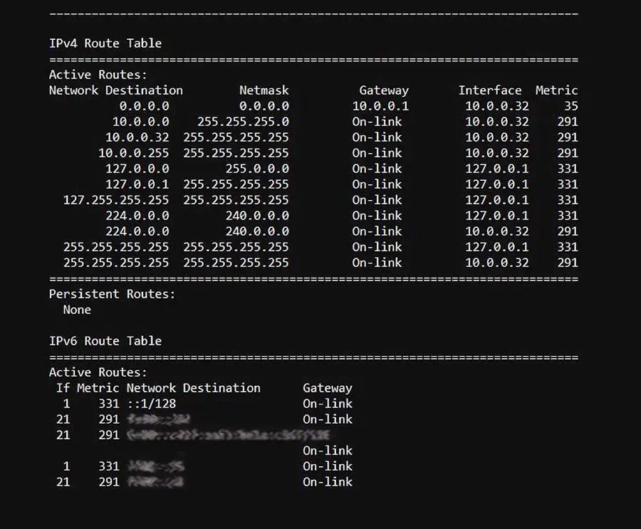 Is it necessary to have a routing table