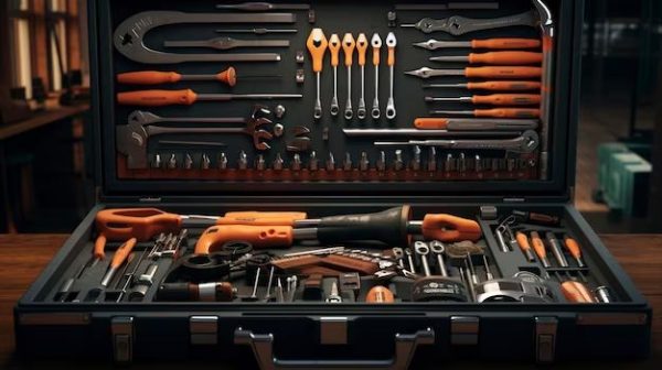 What is the best way to store power hand tools?