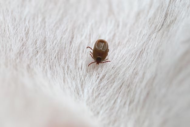 What does a dog tick or flea look like