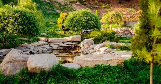 How do you make rock landscaping look good