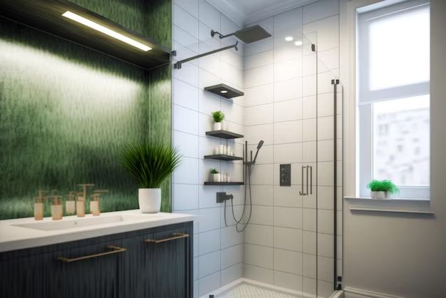 What is a large size walk-in shower