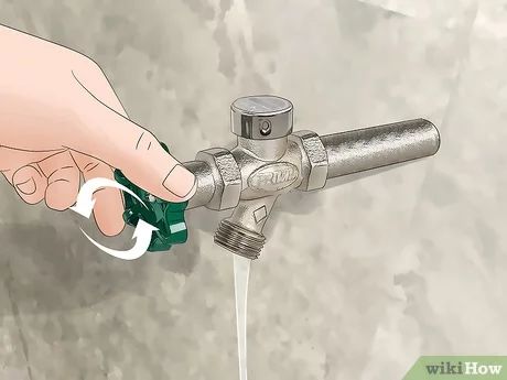 How do I keep my outside faucet from freezing