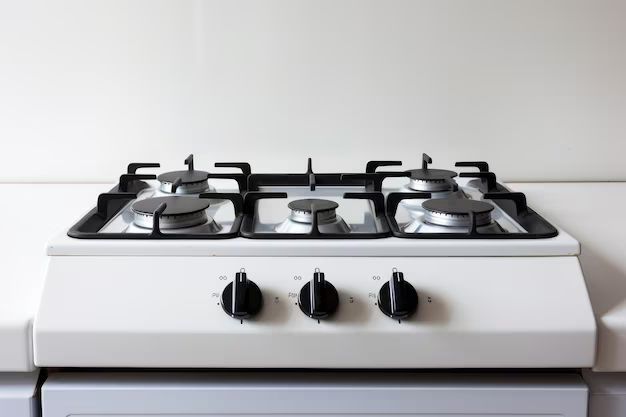 How do you set up a gas stove top