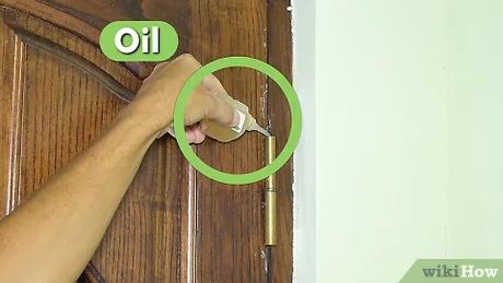 What is the best way to stop squeaky door hinges