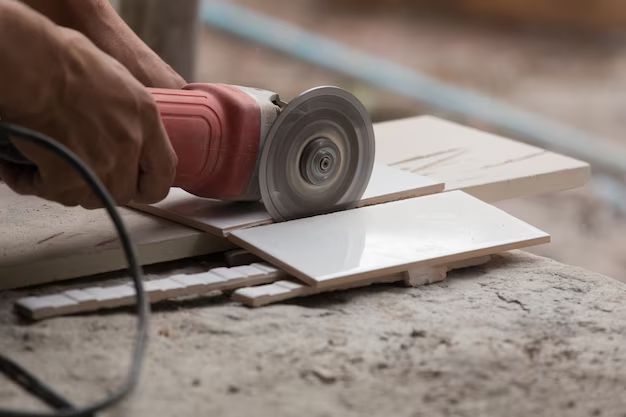 Can I cut porcelain tile with an angle grinder