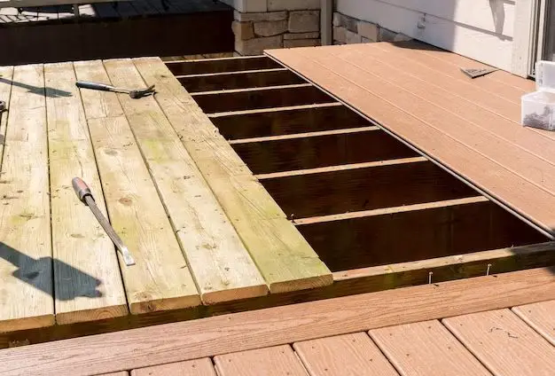 What is the easiest way to cover an old deck