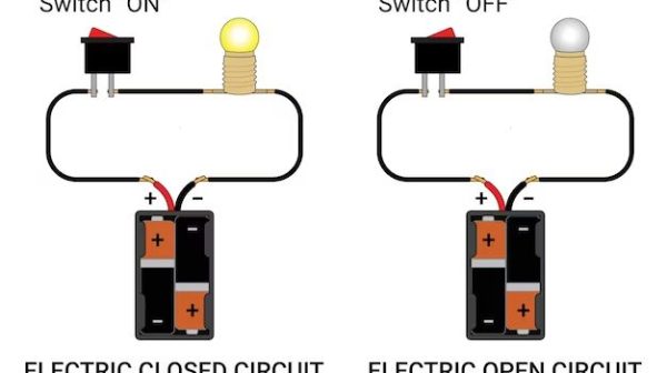 How do you connect a switch to a circuit?