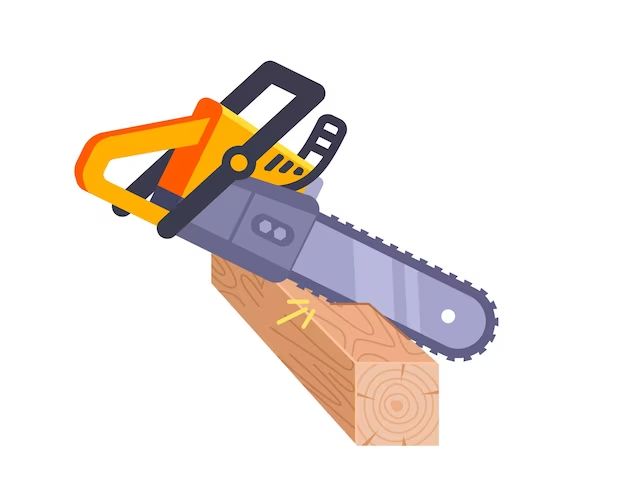 How do you file a chainsaw with a flat file