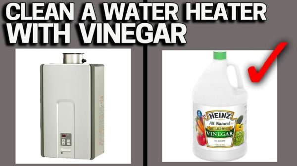 How much vinegar do I use to flush my tankless water heater?