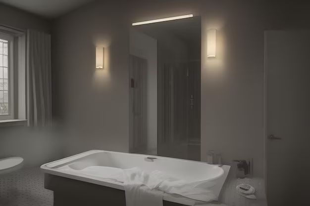 Can I put a light directly above shower