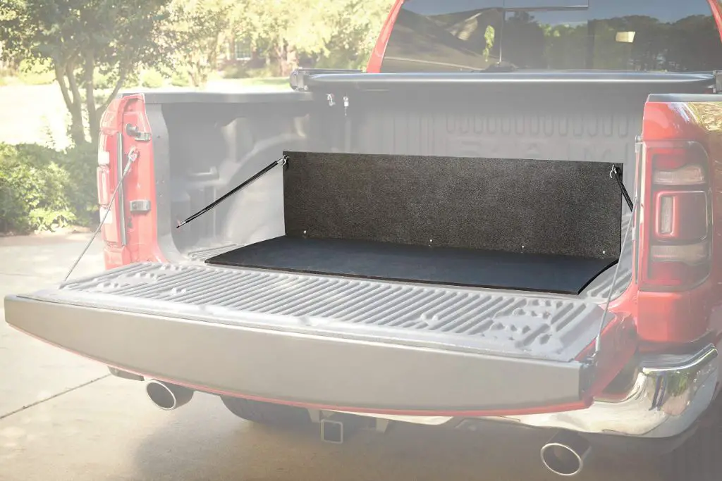 How do I keep items from sliding in my truck bed